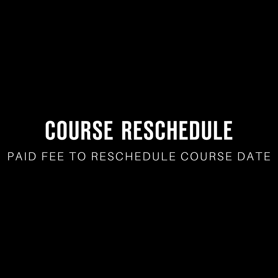 Course Reschedule