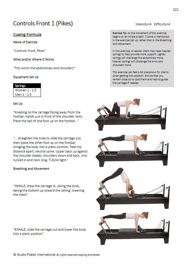 Reformer Progressions Course Upgrade – Studio Pilates