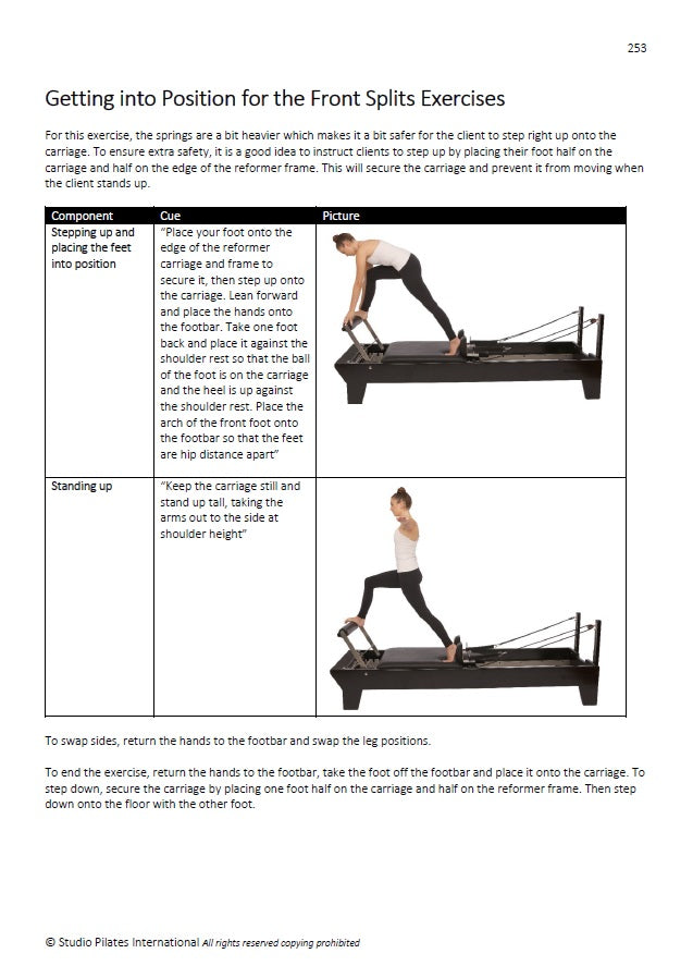 Reformer Progressions Course Upgrade